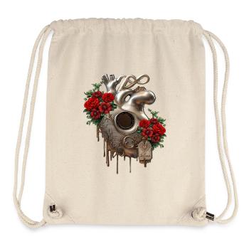 Steampunk Passion, das mechanische Herz der Liebe. - Stanley/Stella recycelter Gym Bag - Naturweiß - Vorne