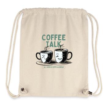 Coffee Addict – Kaffee Liebhaber Design - Stanley/Stella recycelter Gym Bag - Naturweiß - Vorne