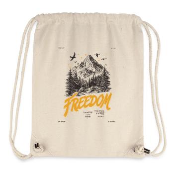 Hiking Freedom - Stanley/Stella Recycled Gym Bag - natural - Front