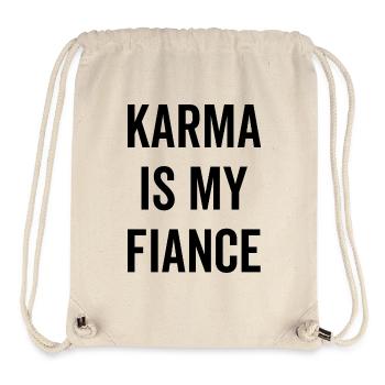 Karma is My Fiance - Stanley/Stella Recycled Gym Bag - natural - Front