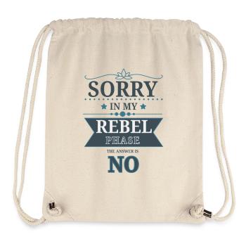 Rebel Phase Irony T-Shirt Design  - Stanley/Stella recycelter Gym Bag - Naturweiß - Vorne