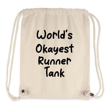 Abstract play of colors on dark background - Stanley/Stella Recycled Gym Bag - natural - Front