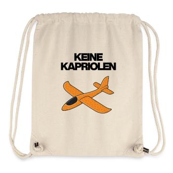 Plane Rüdiger Orange sans câpres - Sac à cordon recyclé Stanley/Stella - blanc naturel - Devant