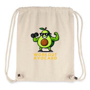 Fruit de fitness d’avocat pour l’entraînement - Sac à cordon recyclé Stanley/Stella - blanc naturel - Devant