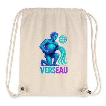 Aquarius Star Sign - Astrology - Stanley/Stella Recycled Gym Bag - natural - Front