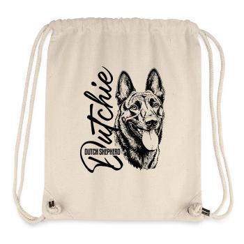 Dutchie - Holländischer Schäferhund - Stanley/Stella recycelter Gym Bag - Naturweiß - Vorne