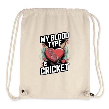 Lustiges Kricket Spruch Vintage Cricket Spiel - Stanley/Stella recycelter Gym Bag - Naturweiß - Vorne