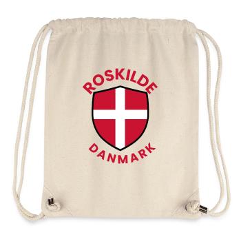 Roskilde-Dänemark-Schild - Stanley/Stella recycelter Gym Bag - Naturweiß - Vorne