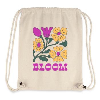 Floral Pop Neon Pink - Stanley/Stella Recycled Gym Bag - natural - Front