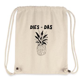 Pineapple Style Dies The Pineapple - Stanley/Stella Recycled Gym Bag - natural - Front