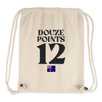 Twelve Points Australia Eurovision  - Stanley/Stella Recycled Gym Bag - natural - Front