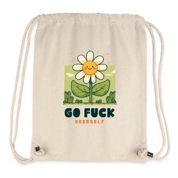 Freche Blume - Stanley/Stella recycelter Gym Bag - Naturweiß - Vorne
