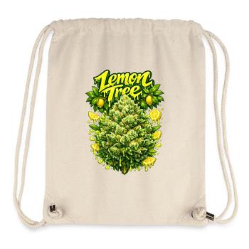 Graffiti Lemon Tree Grav Art - Sac à cordon recyclé Stanley/Stella - blanc naturel - Devant