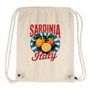 Sardinia Italy Vintage Oranges - Stanley/Stella Recycled Gym Bag - natural - Front
