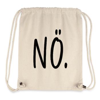 Nope statement just no nope - Stanley/Stella Recycled Gym Bag - natural - Front