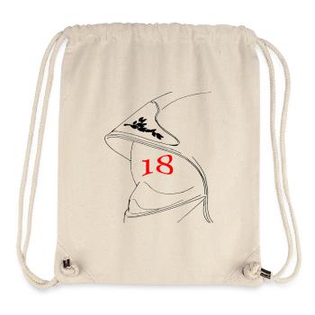 Casque 18 - Sac à cordon recyclé Stanley/Stella - blanc naturel - Devant