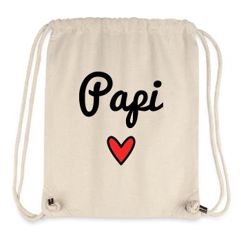 OPA. PAPA. VATERTAG. FROHER VATERTAG - Stanley/Stella recycelter Gym Bag - Naturweiß - Vorne