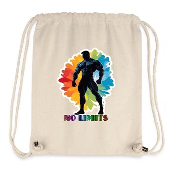 No Limits - Stanley/Stella Recycled Gym Bag - natural - Front