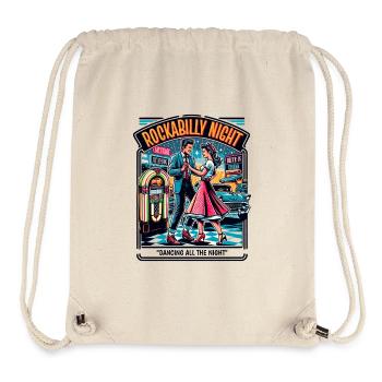 Rockabilly Night, Dancing all the Night - Stanley/Stella Recycled Gym Bag - natural - Front