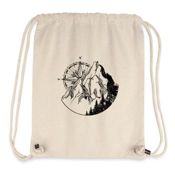Berg-Entdecker - Stanley/Stella recycelter Gym Bag - Naturweiß - Vorne