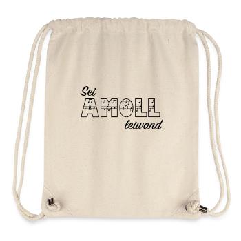 Sei AMOLL leiwand - Stanley/Stella recycelter Gym Bag - Naturweiß - Vorne