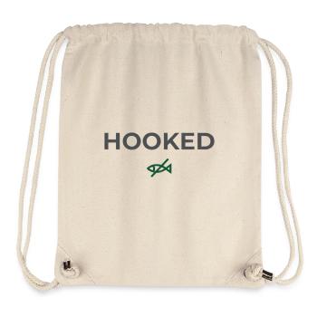 Hooked Angler Graphic Tee - Stanley/Stella recycelter Gym Bag - Naturweiß - Vorne