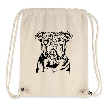 American Bully Portrait Dogs Dog Wilsigns - Stanley/Stella Recycled Gym Bag - natural - Front