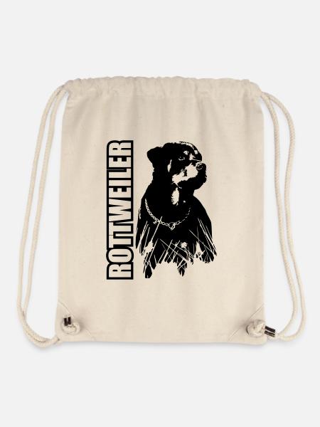 Rottweiler - Stanley/Stella recycelter Gym Bag - Naturweiß