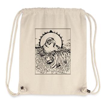Tiger Falcon Concept - Stanley/Stella recycelter Gym Bag - Naturweiß - Vorne