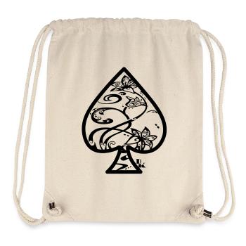 as de pique 13 by dk - Sac à cordon recyclé Stanley/Stella - blanc naturel - Devant