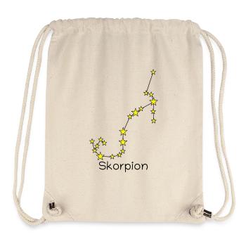 Sternzeichen Skorpion - Stanley/Stella recycelter Gym Bag - Naturweiß - Vorne