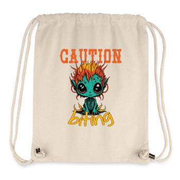 Caution snappy - Stanley/Stella Recycled Gym Bag - natural - Front