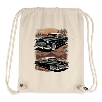Classic Cars 1950 - Stanley/Stella recycelter Gym Bag - Naturweiß - Vorne