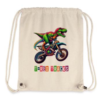 T-Rex Motorrad Design - Stanley/Stella recycelter Gym Bag - Naturweiß - Vorne