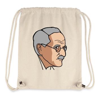 Jungian - Carl Gustav Jung - Portrait Edition - Stanley/Stella Recycled Gym Bag - natural - Front