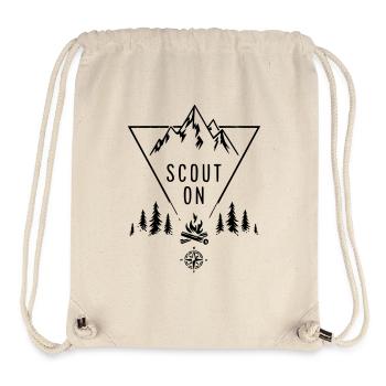 Scout On - Stanley/Stella recycelter Gym Bag - Naturweiß - Vorne