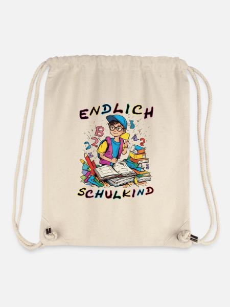 Schoolchild1 - Stanley/Stella Recycled Gym Bag - natural