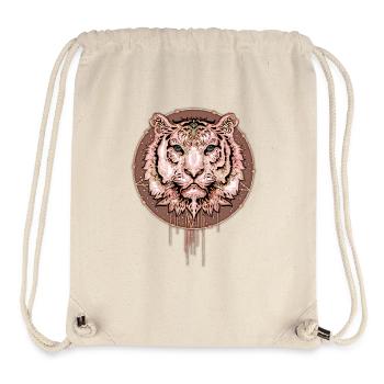 Captivating and artistic representation of the face - Stanley/Stella Recycled Gym Bag - natural - Front