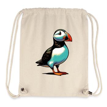 Papageitaucher - Stanley/Stella recycelter Gym Bag - Naturweiß - Vorne