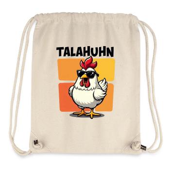 TALAHUHN Talahon Lustig Spruch Meme Deutschrap Rap - Stanley/Stella recycelter Gym Bag - Naturweiß - Vorne