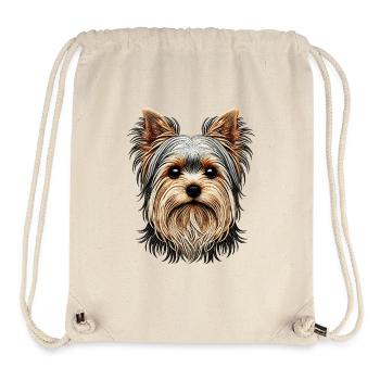 Yorkshire Terrier - Stanley/Stella Recycled Gym Bag - natural - Front