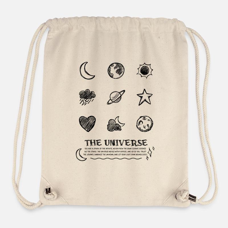 Conception d’univers - Sac à cordon recyclé Stanley/Stella - blanc naturel