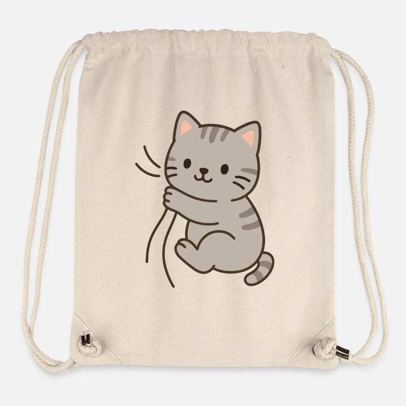 Cher petit chaton - Sac à cordon recyclé Stanley/Stella - blanc naturel