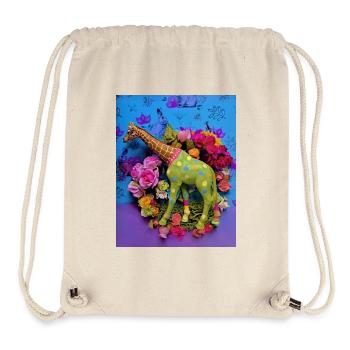 Green Giraffe - Stanley/Stella Recycled Gym Bag - natural - Front