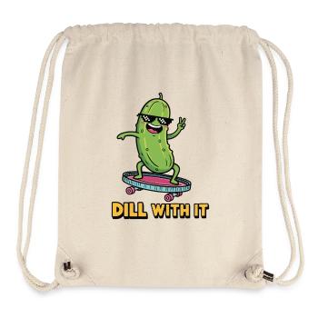 Pickle Vibes - Stanley/Stella Recycled Gym Bag - natural - Front