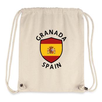 Granada-Spanien-Schild - Stanley/Stella recycelter Gym Bag - Naturweiß - Vorne