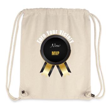 Verdiene deinen Sieg – Champion-Auszeichnung | Motivation Ba - Stanley/Stella recycelter Gym Bag - Naturweiß - Vorne