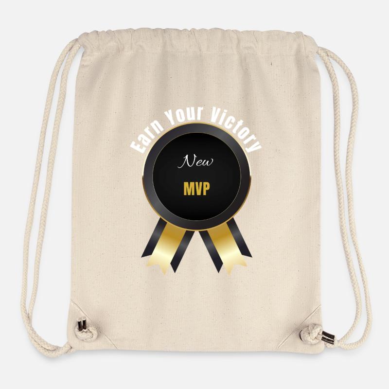 Verdiene deinen Sieg – Champion-Auszeichnung | Motivation Ba - Stanley/Stella recycelter Gym Bag - Naturweiß