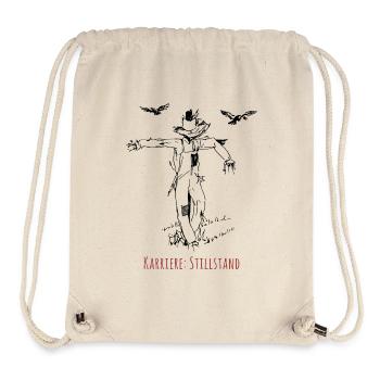 Karriere Stillstand Lustiger Spruch Vogelscheuche - Stanley/Stella recycelter Gym Bag - Naturweiß - Vorne