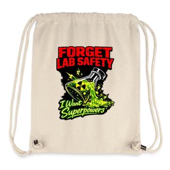 Lab-Safety Adieu: Superkräfte - Stanley/Stella recycelter Gym Bag - Naturweiß - Vorne